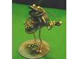 Whimsical Collectible Metal Frogs