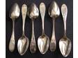 Set of 6 Coin Dessert/ Soup Spoons